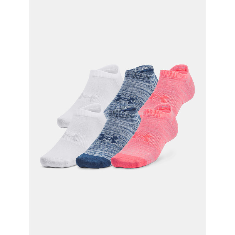 Under Armour Ponožky UA Essential No Show 6pk-PNK - unisex