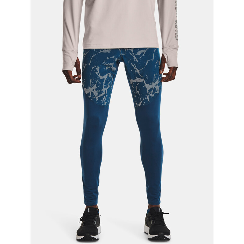 Under Armour Legíny UA OUTRUN THE COLD TIGHT-BLU - Pánské