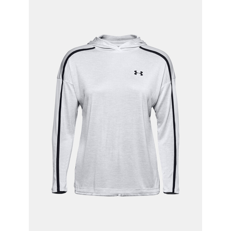 Under Armour MMikina Tech Twist Graphic Hoodie-GRY - Dámské