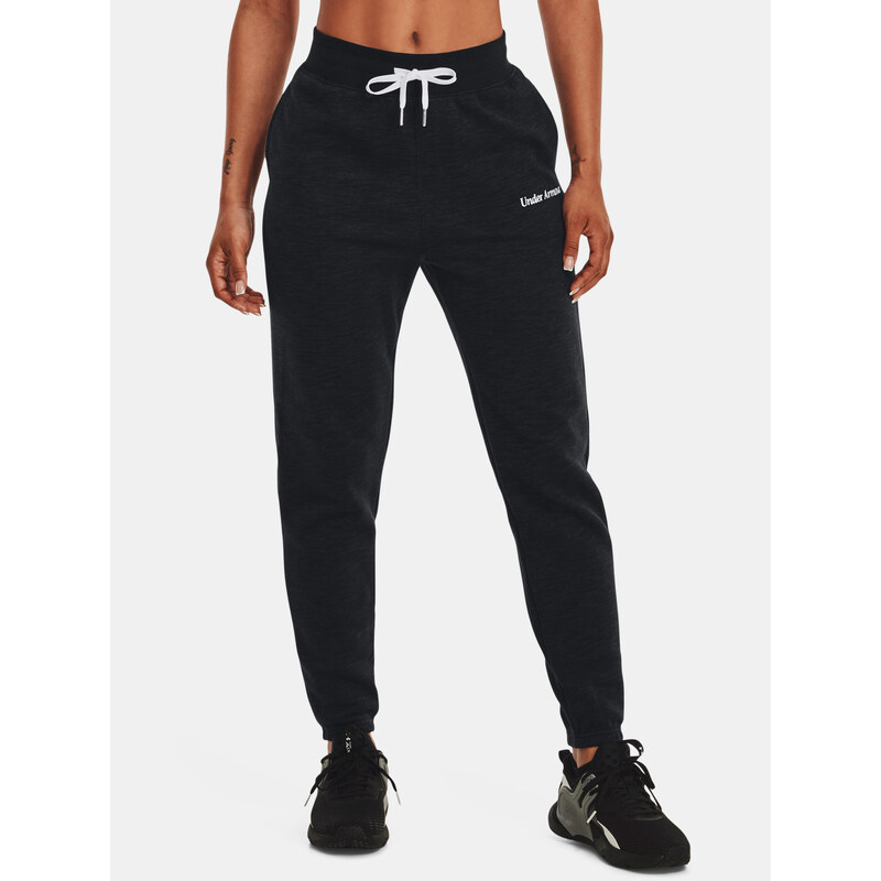 Under Armour Tepláky Essential Script Pant-BLK - Dámské