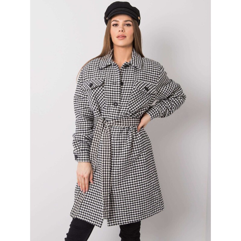 Dámský kabát Fashionhunters Checkered