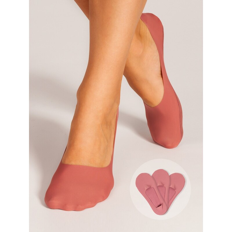 Yoclub Woman's Women's Low Laser Cut Socks 3-Pack SKB-0057K-3200