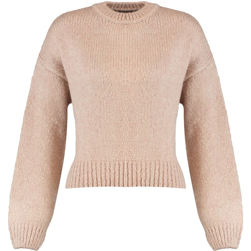 Trendyol Powder Wide Fit Soft Textured Basic Knitwear Sweater