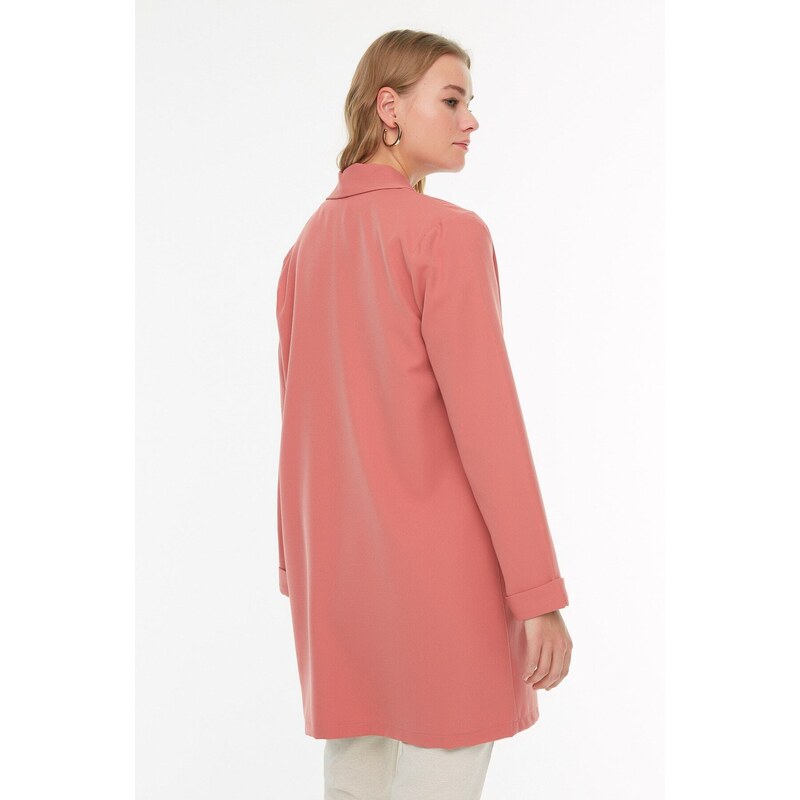 Trendyol Dried Rose Woven Jacket