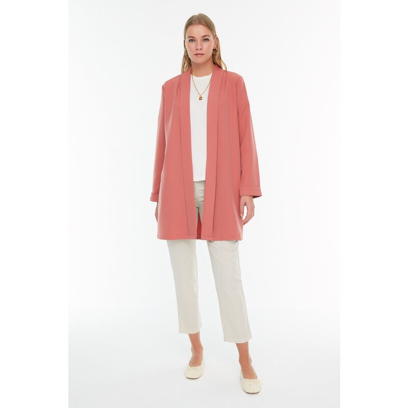 Trendyol Dried Rose Woven Jacket