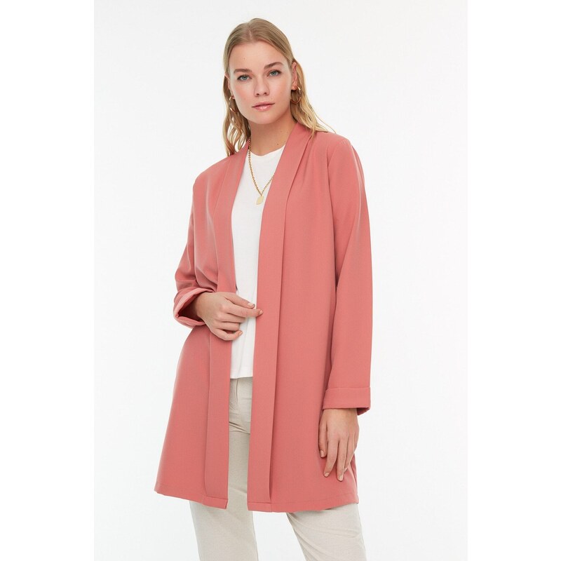 Trendyol Dried Rose Woven Jacket