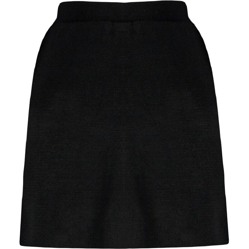 Trendyol Curve Black Skirt Look Knitwear Shorts