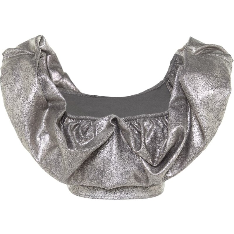 Dámský top Trendyol TPRSS23BS00008/SILVER