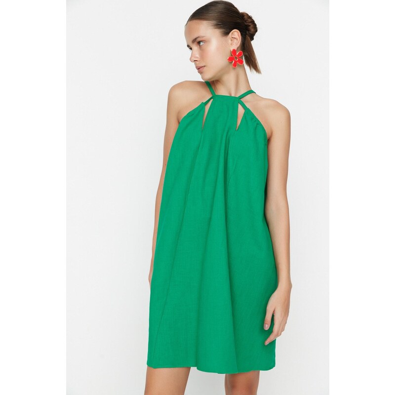 Trendyol Green Halterneck Dress