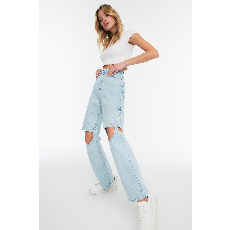 Dámské džínsy Trendyol High Waist 107050902