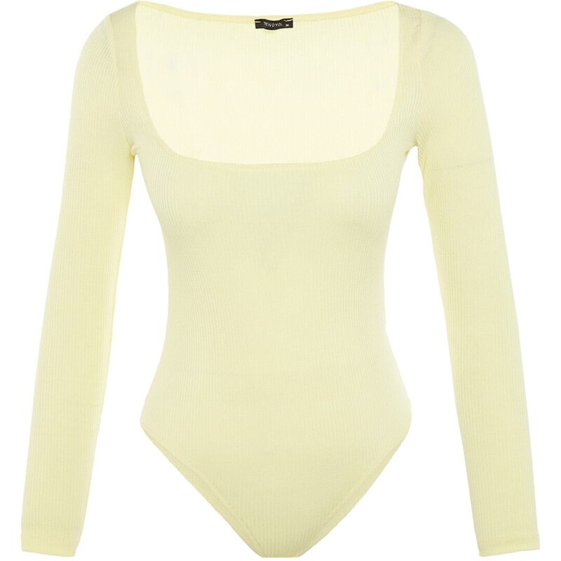 Trendyol Yellow Knitted Bodysuit