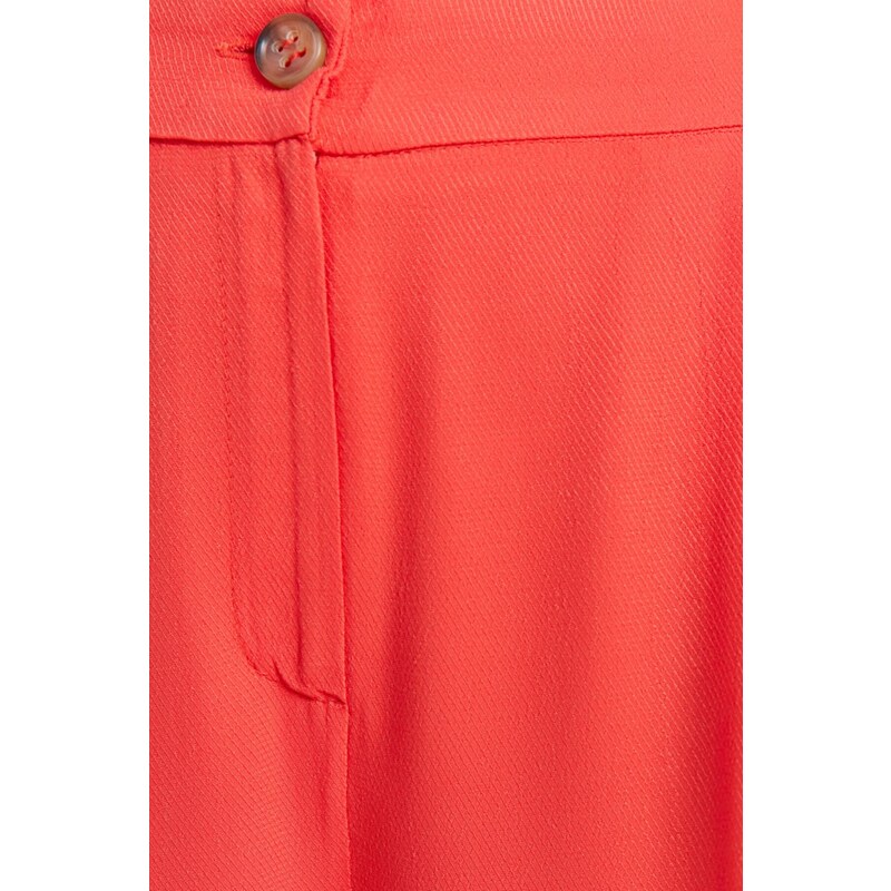 Trendyol Pants - Rot - Wide leg