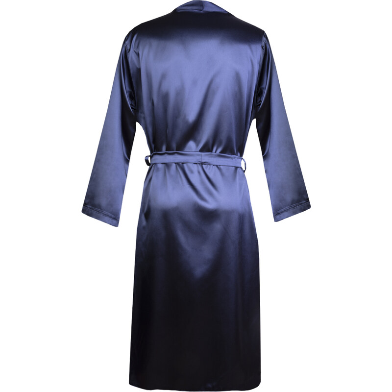 Pánský župan DKaren DKaren_Male_Housecoat_Christian_Navy_Blue