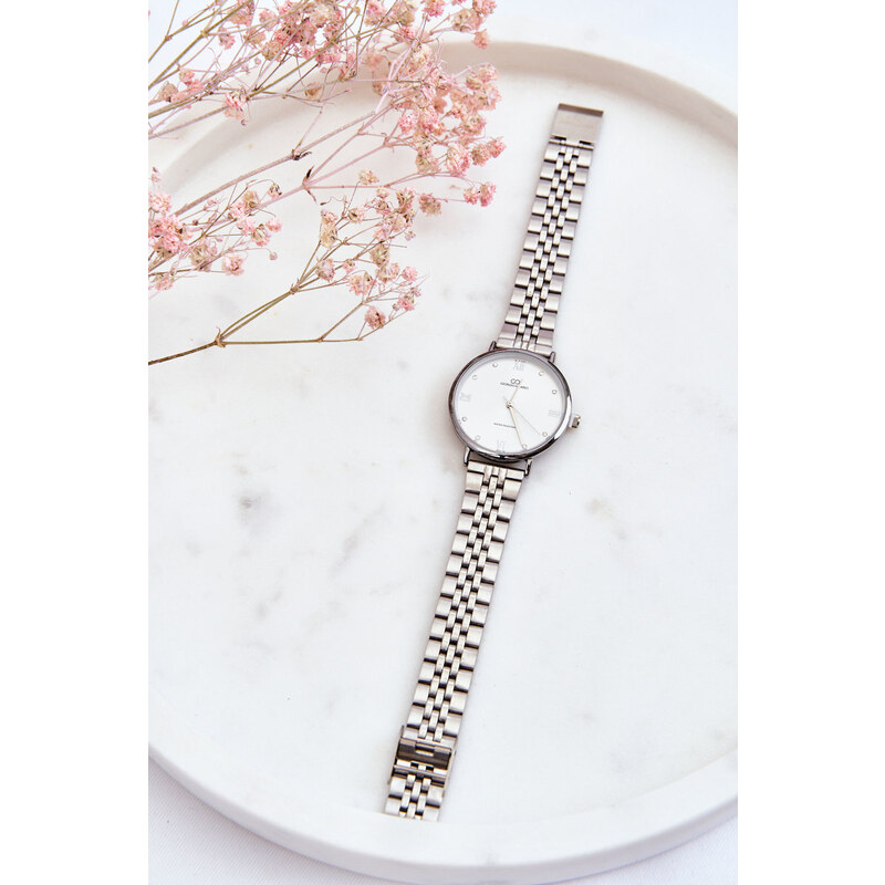 Kesi Dámské vodotěsné hodinky Světlé ciferník Giorgio&Dario stříbrny