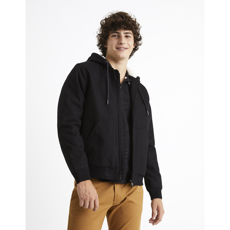 Celio Bunda na zip Cuhoodie - Pánské