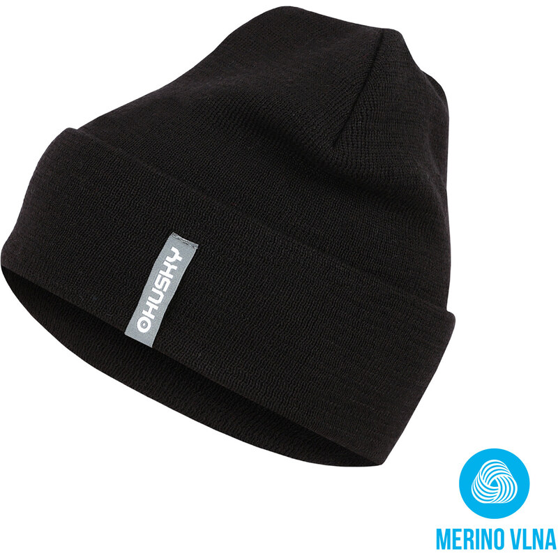 Dámská merino čepice HUSKY Merhat 4 black