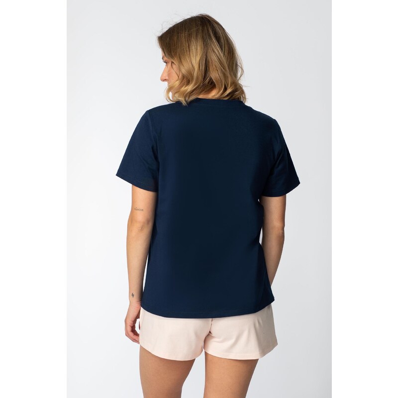 LaLupa Woman's T-shirt LA109 Navy Blue