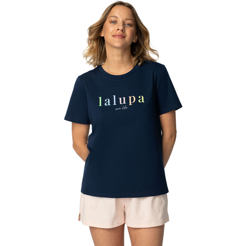 LaLupa Woman's T-shirt LA109 Navy Blue