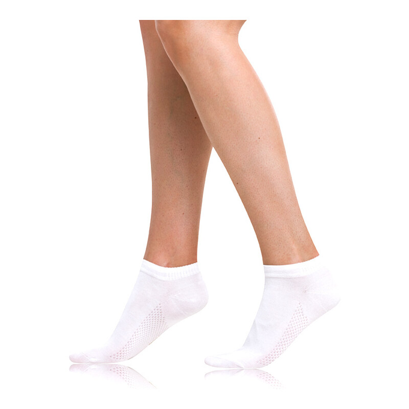 Bellinda Dámské kotníkové ponožky BAMBUS AIR LADIES IN-SHOE SOCKS - Krátké dámské bambusové ponožky - bílá