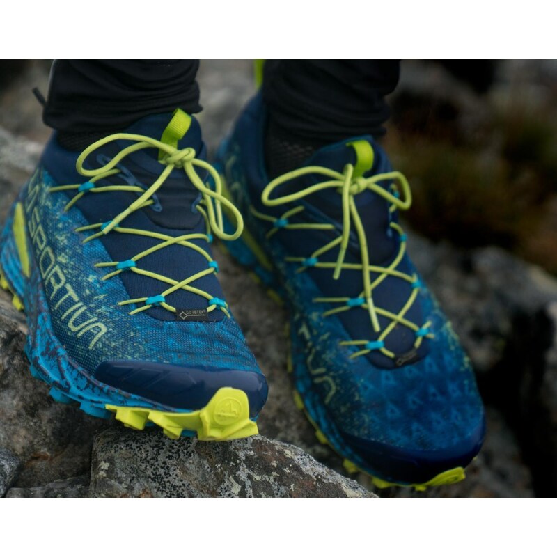 Pánské trailové běžecké boty La Sportiva Tempesta GTX Electric blue/tiger 11UK