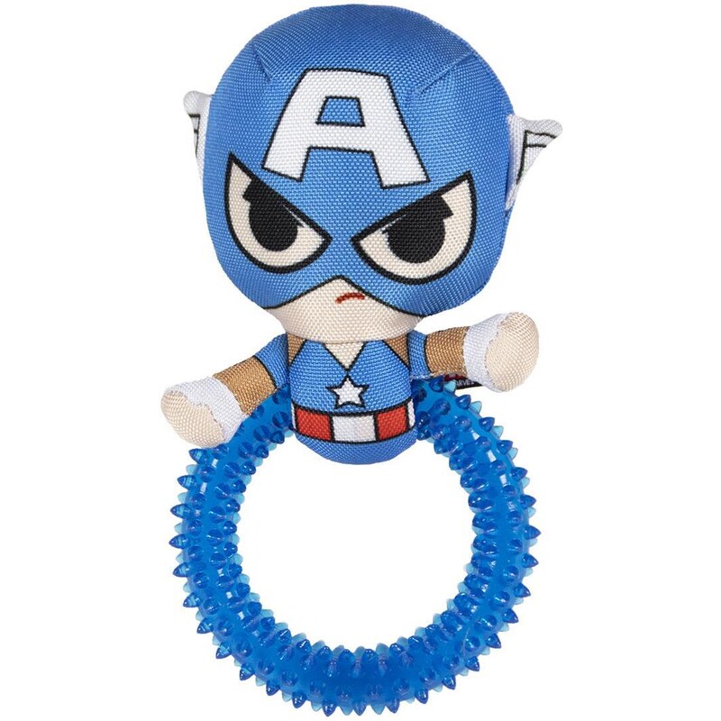 DOG TEETHERS AVENGERS CAPITAN AMERICA