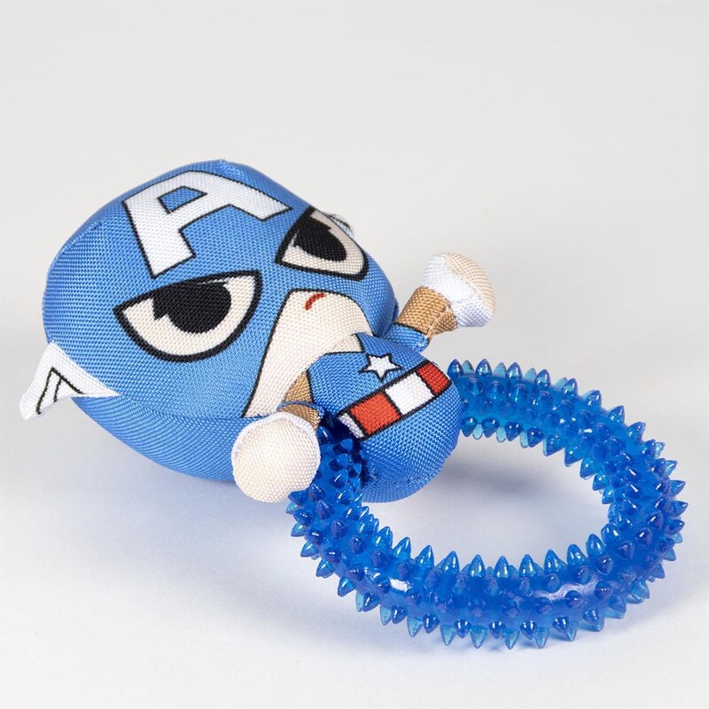 DOG TEETHERS AVENGERS CAPITAN AMERICA