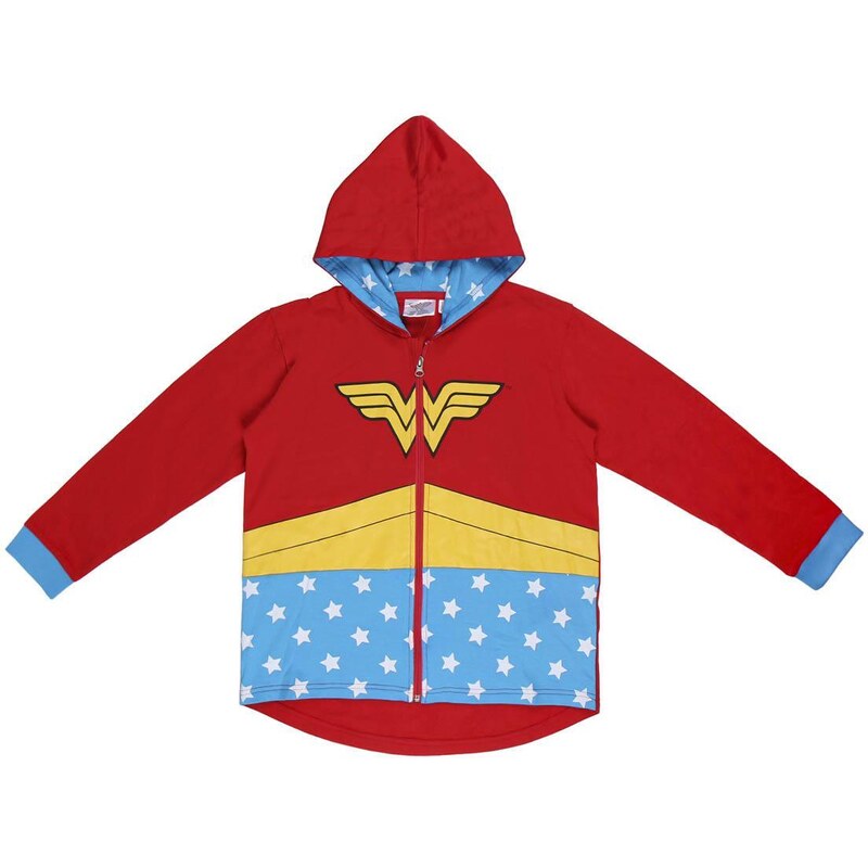 HOODIE COTTON BRUSHED WONDER WOMAN