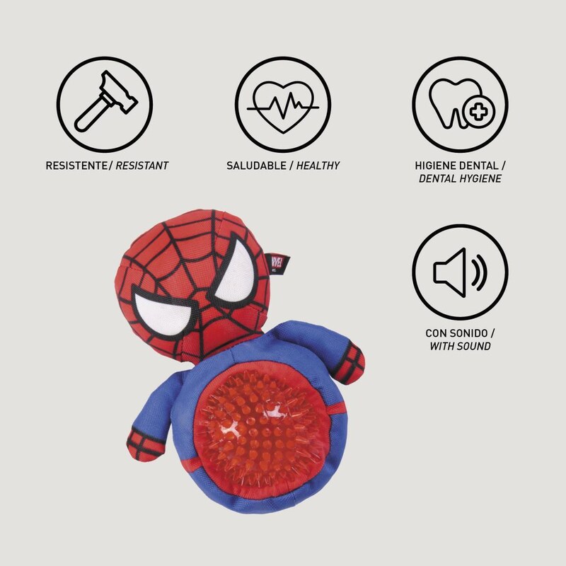 DOG TOYS PELOTA SPIDERMAN