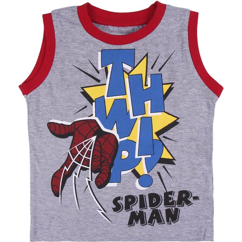 SHORT PAJAMAS SUSPENDERS SINGLE JERSEY SPIDERMAN