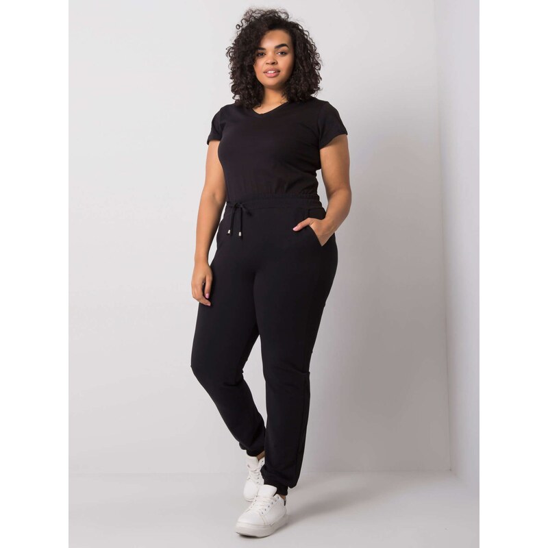 BASIC Feel Good Dámské tepláky Fashionhunters Plus-size