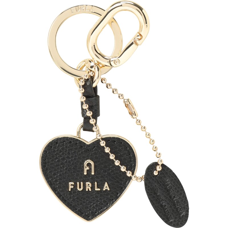 FURLA Přívěsek na klíče CAMELIA zlatá / černá 98824894