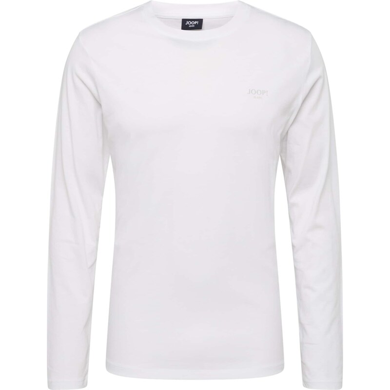 JOOP! Jeans Tričko Alphis světle šedá / bílá