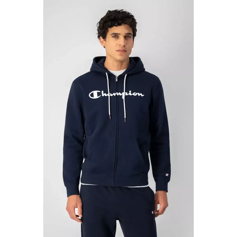 Tepláková souprava CHAMPION Big Script Zip Navy