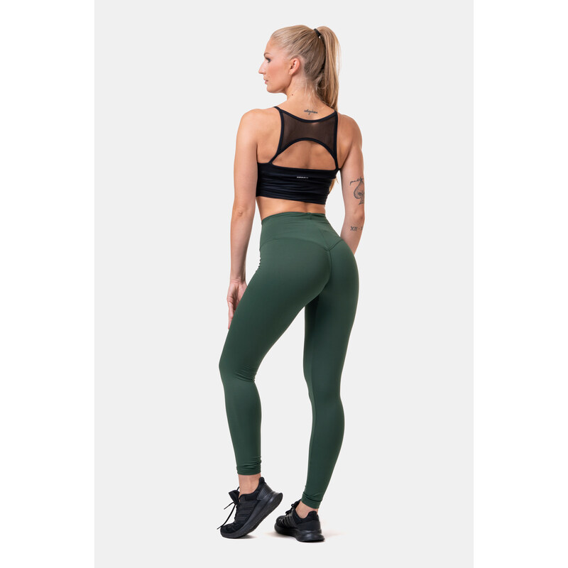 Dámské legíny NEBBIA 476-dark green