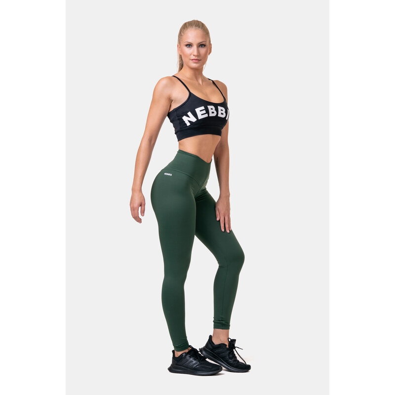 Dámské legíny NEBBIA 476-dark green