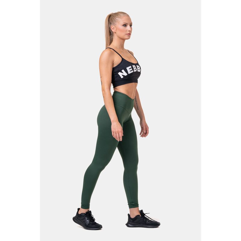 Dámské legíny NEBBIA 476-dark green