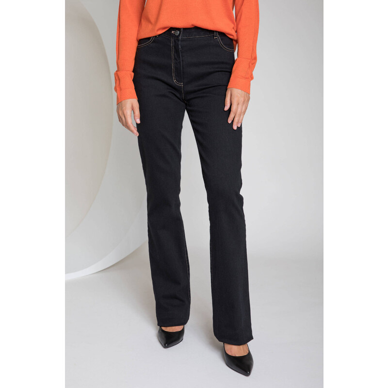 Dámské džíny Deni Cler Milano Deni_Cler_Milano_Trousers_W-Ds-5273-0N-H4-90-1_Black