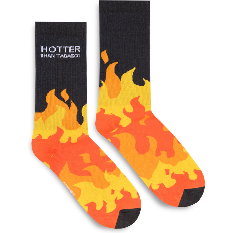 Banana Socks Unisex's Socks Hotter than Tabasco