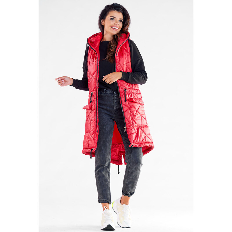 Awama Womans Vest A543 Red