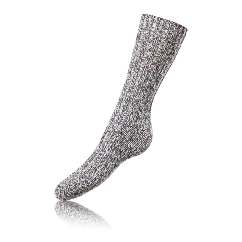 Bellinda Ponožky NORWEGIAN STYLE SOCKS - Zimní unisex ponožky - šedá