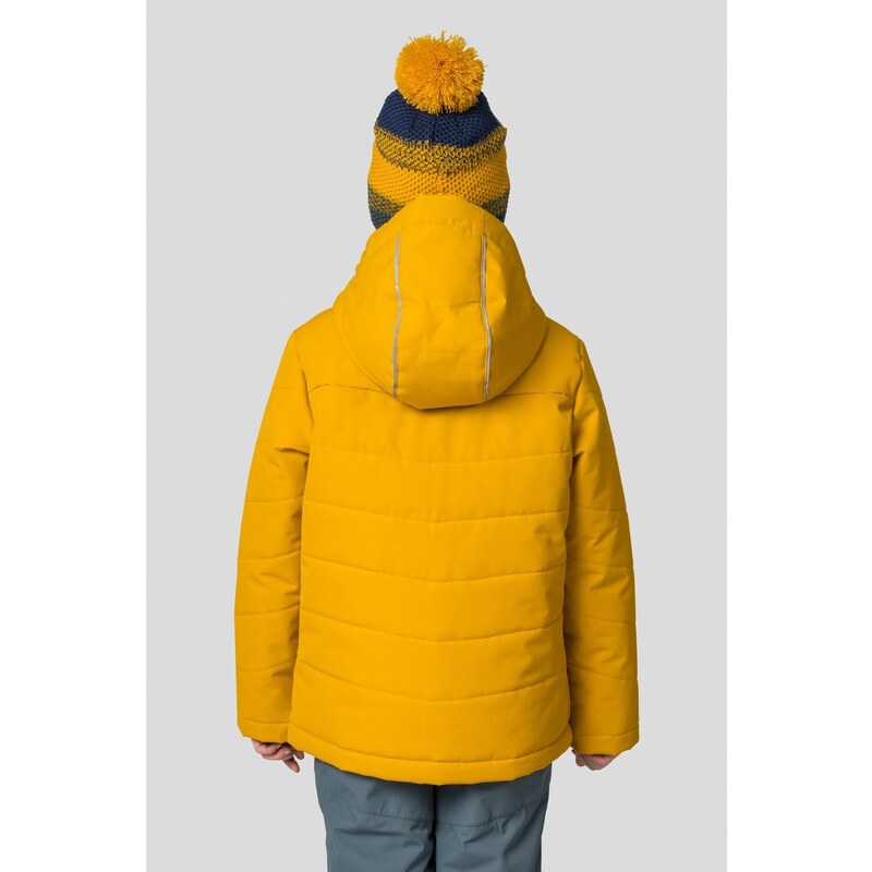 Chlapecká zimní bunda Hannah KINAM JR II golden yellow