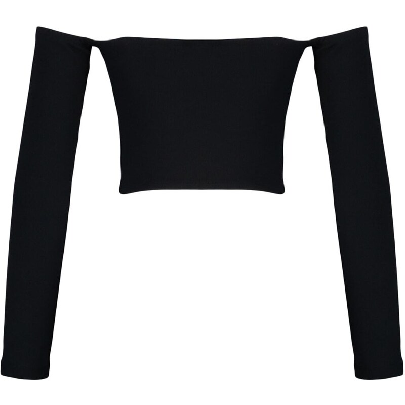 Dámský top Trendyol TWOAW23BZ00482/Black