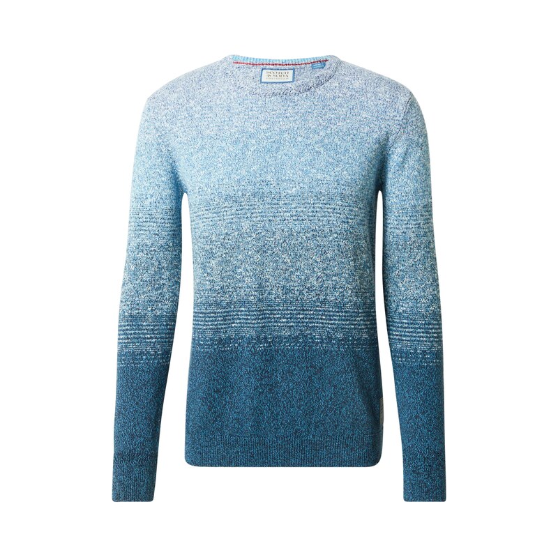 SCOTCH & SODA Svetr námořnická modř / aqua modrá / světlemodrá