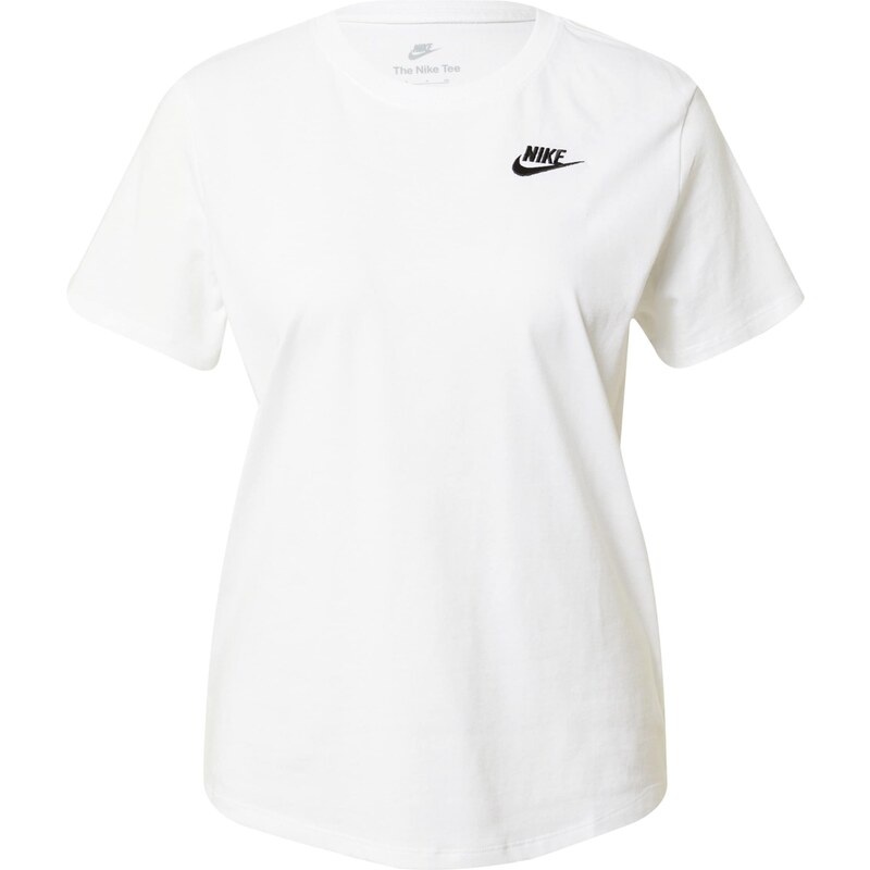 Nike Sportswear Tričko Club Essential černá / bílá 76484519