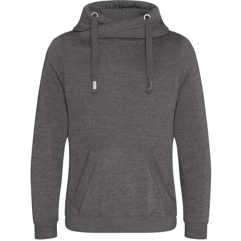 Just Hoods Unisex mikina s křížovým límcem Cross –