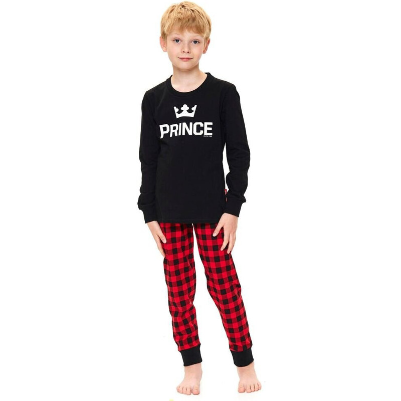 DN Nightwear Chlapecké pyžamo Prince černé