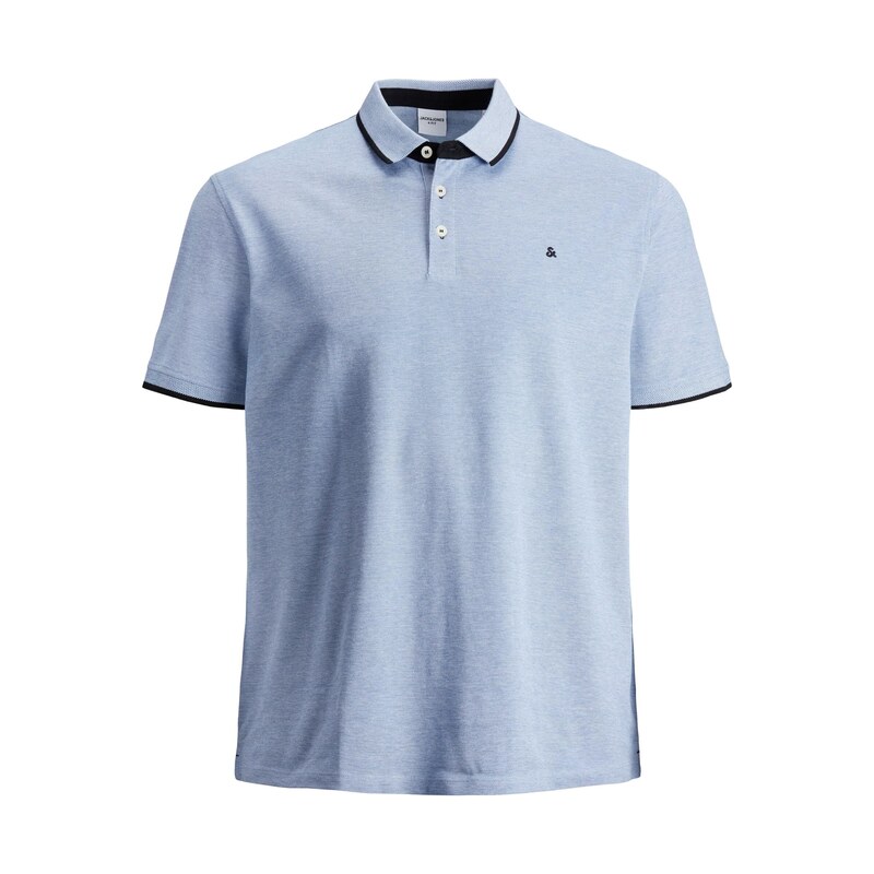 Jack & Jones Plus Tričko JJEPAULOS námořnická modř / světlemodrá