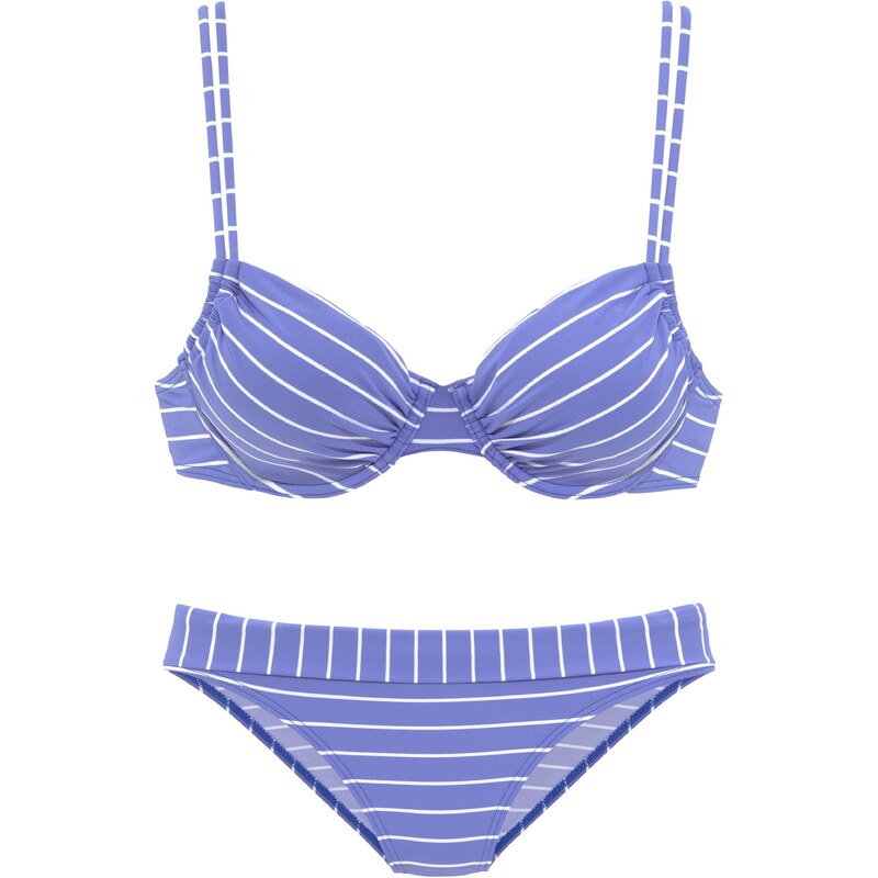 VIVANCE Bikiny královská modrá / bílá