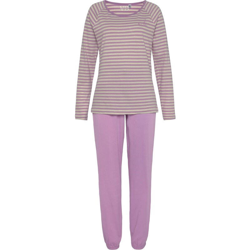 VIVANCE Pyžamo krémová / orchidej 96574097