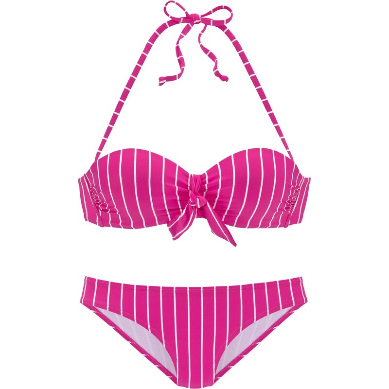 VIVANCE Bikiny eosin / bílá 98147269
